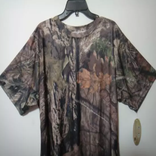  Mossy Oak Hunting Men Camo Short Sleeve Shirt Size XLG