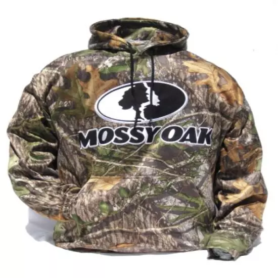 Cabela's Men's Mossy Oak OBSESSION Quiet Performance Logo Fleece Hunting Hoodie