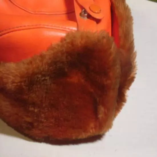 Vintage Orange WearGuard Hunting Hat - Size Large