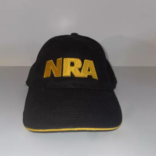 NRA Hat Adult Black Snapback American Flag National Rifle Association Cap