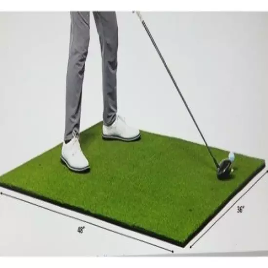 WOW Commercial 39x49 Golf Practice Turf 1cm Foam Matt With Net 10 Balls 2Tee Set