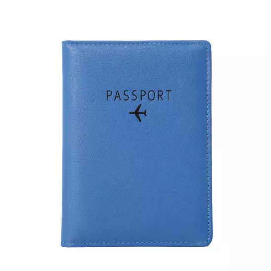 RFID Blocking Slim Leather Travel Passport Wallet ID Card Case Cover Holder US