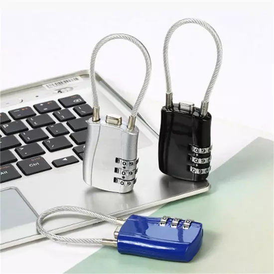 3 Digit Customs Code Lock Portable Password Padlock B M3V3