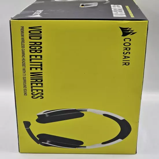 Corsair VOID RGB ELITE Wireless Gaming Headset Surround White ‎CA-9011202-NA