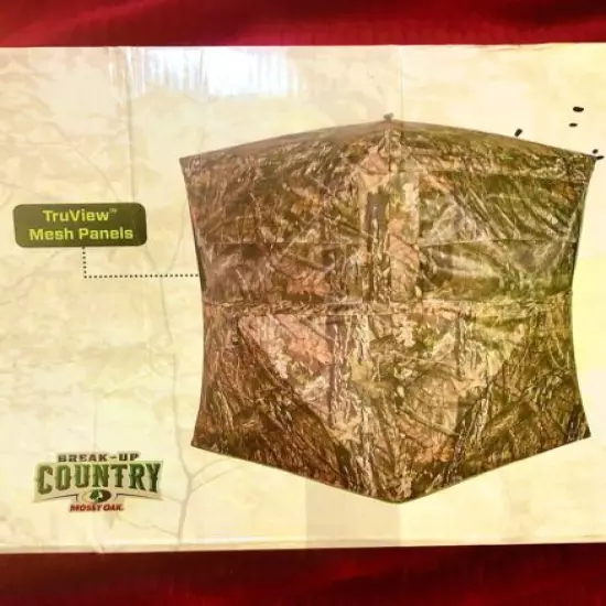 VIPER 3P 3-person ground blind SU87024 72”With Mesh Panel Windows Camouflage,NEW