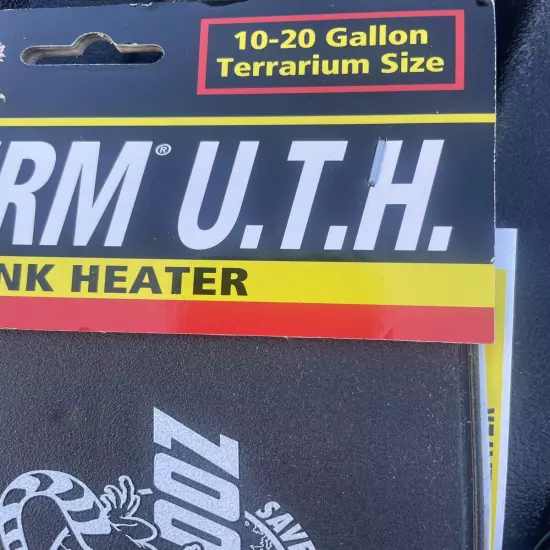 NEW Zoo Med Reptitherm Under Tank Heater 10-20 Gallon 6x8"