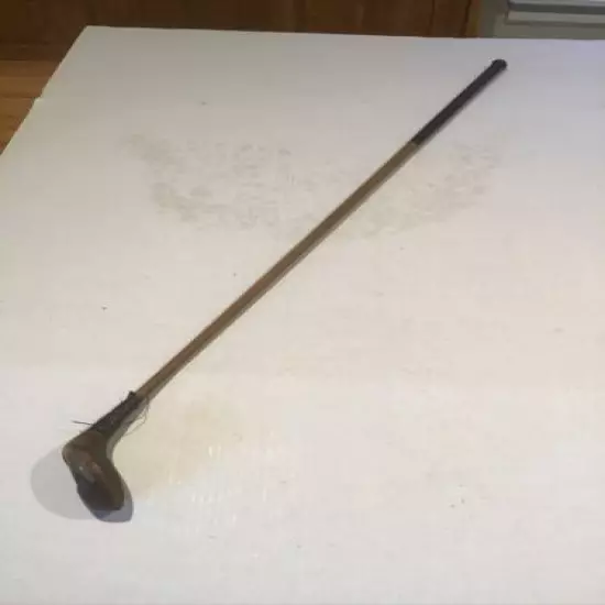 Antique Vintage Wooden Hickory Shaft Spalding Junior Golf Club #2 Wood