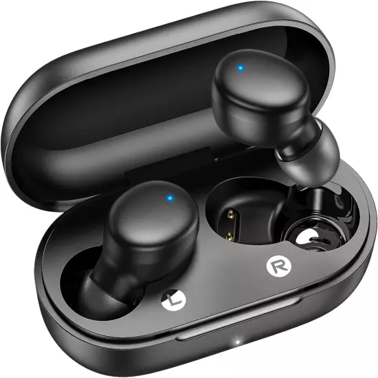 Lightweight Bluetooth Earbuds with Deep Bass & 60Hrs Battery Life - Waterproof