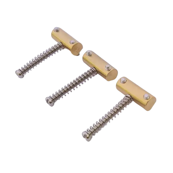 Wilkinson Compensated Brass Saddles Set of 3 for Telecaster Guitar