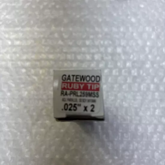 **New (Lot Of 13) Gatewood Ruby Tip RA-PRL259MSS Ruby Parallel .025” x 2 #