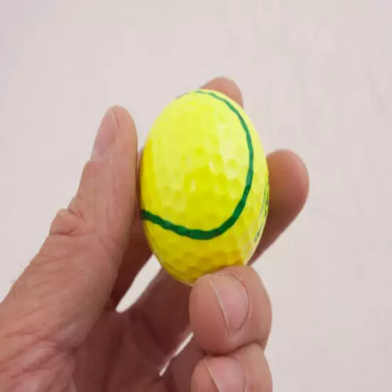 Raven 332 Powell Official Tennis 1 Promotional Golf Ball (B1C) Neon Yellow Green