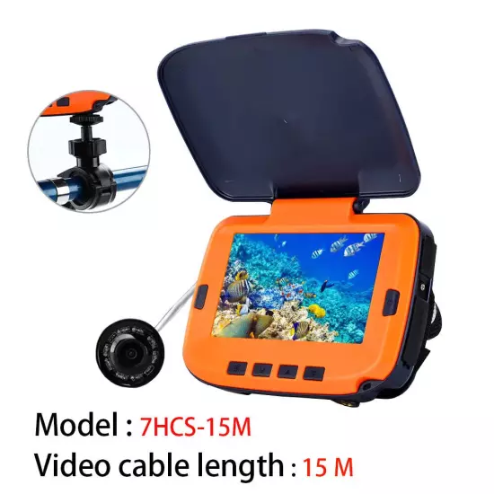 15M/20M Fish Finder Underwater Ice Fishing Camera Monitor Night Vision Camera