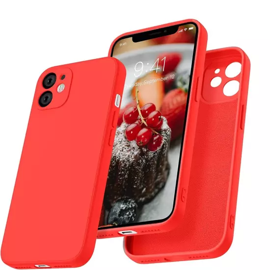 For iPhone 15 14 13 12 11 Pro Max XS XR X SE 8 7 Silicone Case Camera Lens Cover