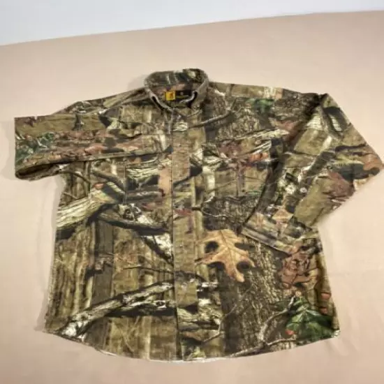 Browning Reactar Long Sleeve Camo Hunting Shirt Size S Excellent Condition