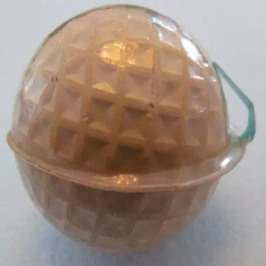 MINT US ROYAL SPECIAL ELECTRONIC MESH GOLF BALL IN ORIGIANAL CLEAR HARD PLASTIC