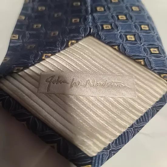 Nordstrom Blue Geometric Silk Tie