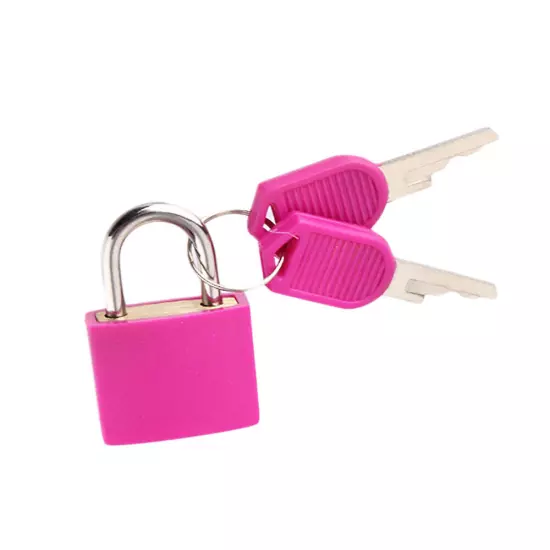 Suitcase Lock Mini Padlock with Key Small Locks for Schoolbag Backpack Luggage