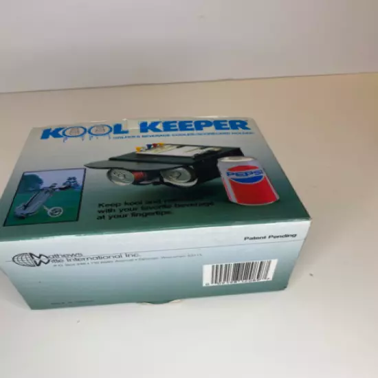 Kool Keeper Golfers Beverage Cooler Scorecard Holder Attache Golf Cart Handle