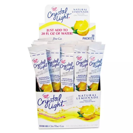 Products -Flavored Drink Mix, Lemonade, 30 8-Oz. Packe Beverages, PACK of 1, Yel