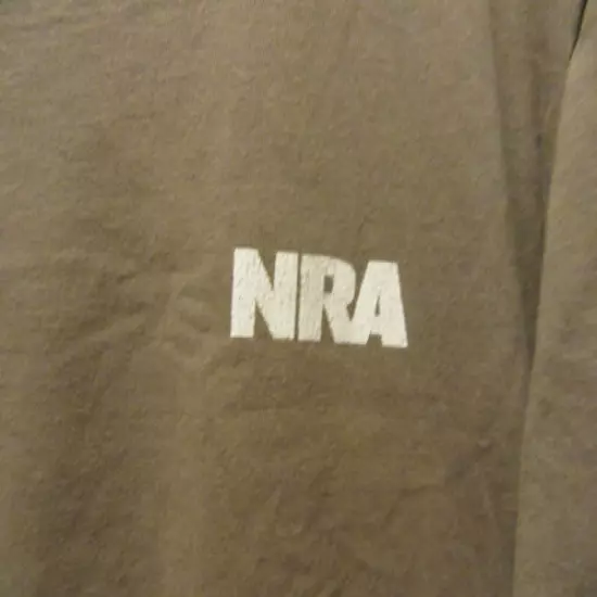 NRA- The 2nd Amendment- Drab Green T-Shirt- XXLarge