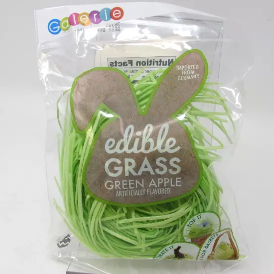 Galerie Edible Grass Lot of 3 Apple Blueberry Easter Basket 3oz EXP 06/2025 NEW