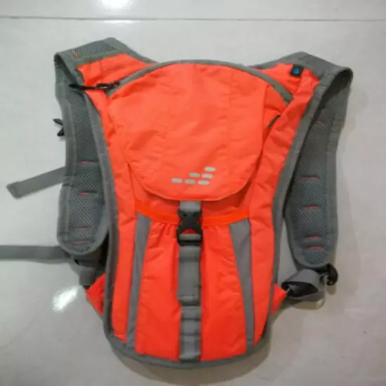 NEW Orange Hydration Pack W/1.5L bladder included Water Backpack Hiking Cycling 