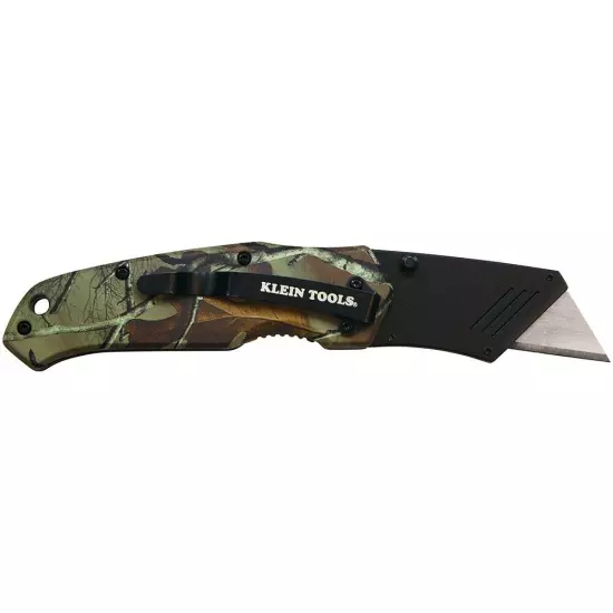 Klein Tools 44135 Folding Utility Knife Camo Assisted-Open