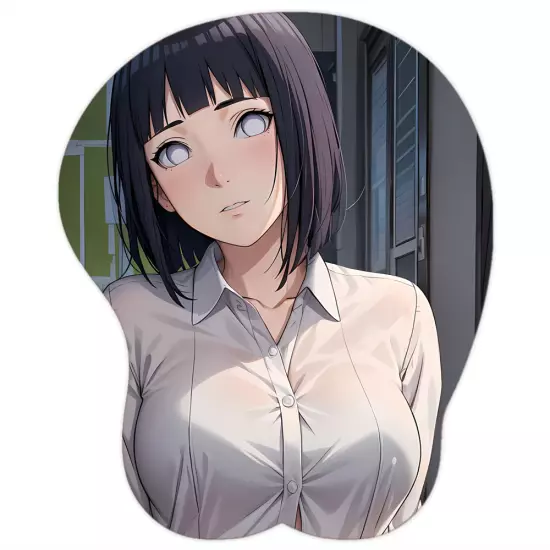 Hinata Hiuga Mouse Pad Naruto Shippuden Boobs Boruto Wrist Rest Ergonomic XXL