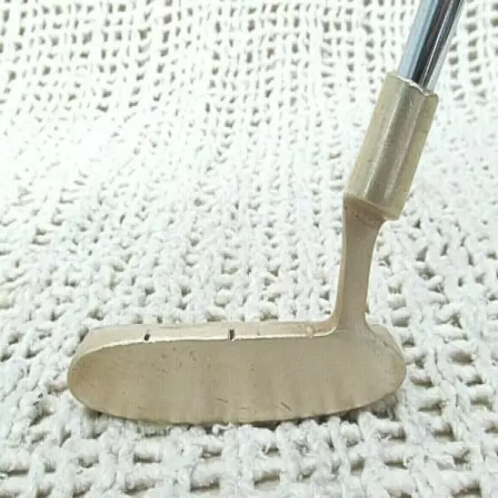 Vintage Royal BUSTER Brass Putter 33" RIGHT HANDED ~ Firm Flex Steel Shaft