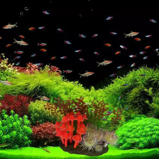 Artificial TPR Coral Decoration Aquarium Fish Tank Ornaments Landscap