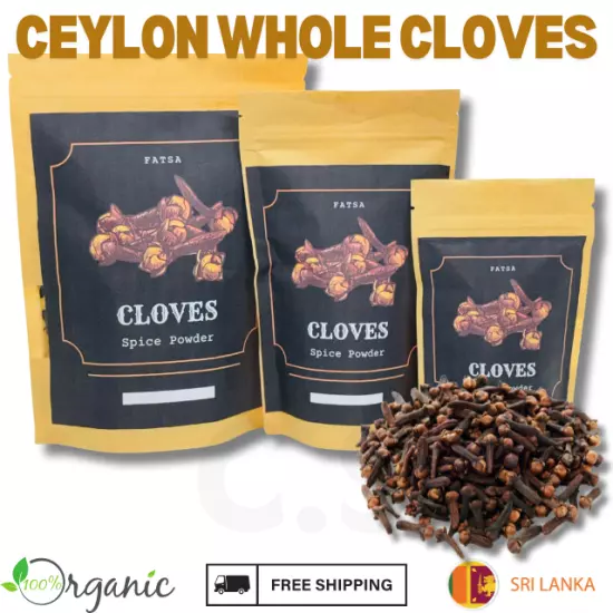 Premium Whole Cloves 100% Pure Organic Fresh Spice from Sri Lanka – Best Quality