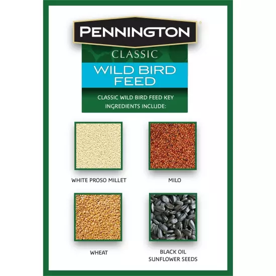 10/20/40/50 lb. Bag Pennington Classic Wild Bird Feed and Seed