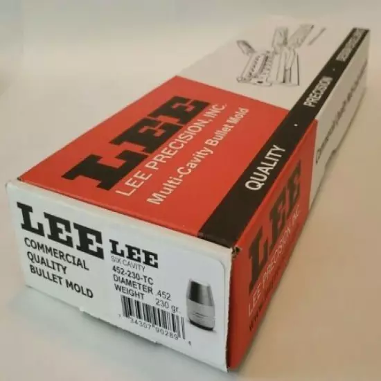 LEE 90289 6-Cavity Bullet Mold 452-230-TC .452 DIA 230 GR *45 ACP 45 COLT*