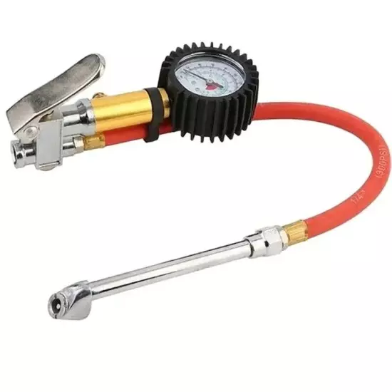 Tire Pressure Gauge, Heavy Duty Tire Inflator High Precision Tire Pressure Gun