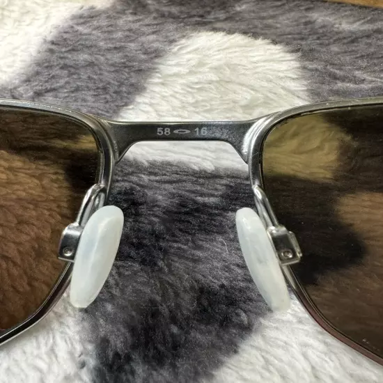 Oakley Ejector OO4142-0458 Silver Sunglasses Selling As Frames Only.