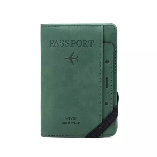 Passport Holder Cover with Card Slot Wallet Case Travel Must Have RFID Blocking