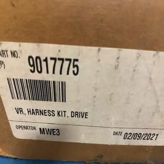 Tennant 9017775 VR, HARNESS KIT, DRIVE | (Upgrade kit for 1217648) | T350