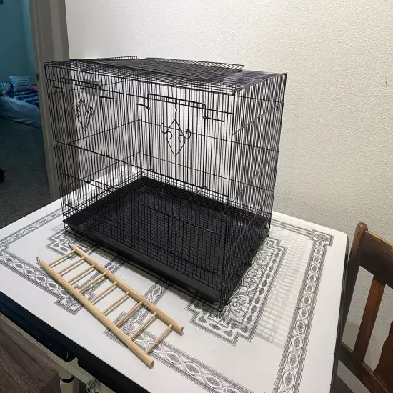 divided bird cage