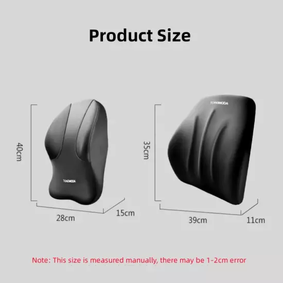 Car Neck Back Cushion Lumbar Support Pillow Universal Seat Headrest Protector