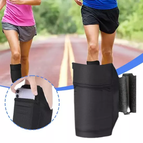 Running Sport Phone Storage Pouch Leg Bag Money Belt Safe Wallet Hide Bag;