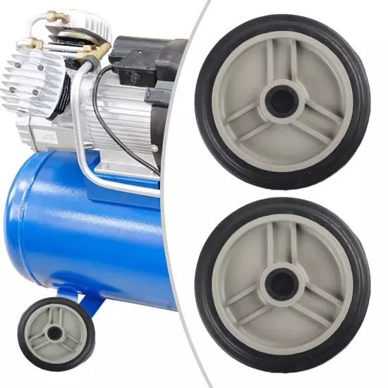 Maximize Stability with Shock Absorption Air Compressor Caster Wheel Set of 2