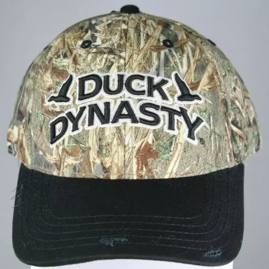 DUCK DYNASTY MENS ADJUSTABLE STRAP HAT 3D EMBROIDERED CAMOUFLAGED HUNTING NEW