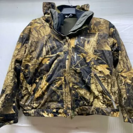 Columbia Interchange System PFG Jacket 3 In 1 Camo Hunting Lg drake banded avery