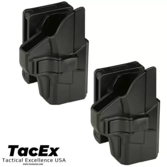 2 Pack OWB Holster for S&W M&P Shield 3.1" 9mm .40 QR Button Belt Clip Style