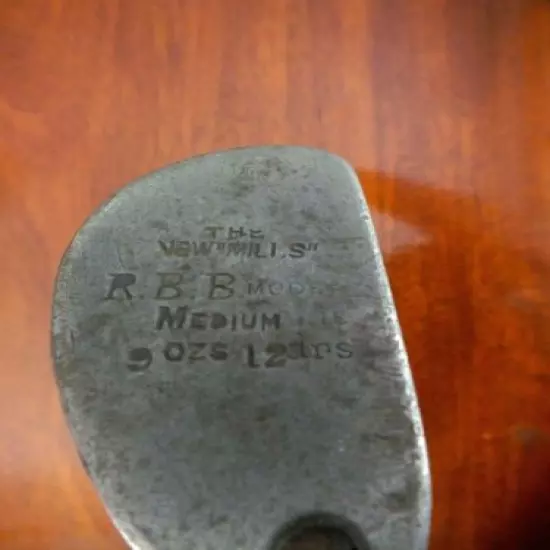 The New Mills Aluminium Mallet Head Putter by the Standard Golf Co. Circa 1910