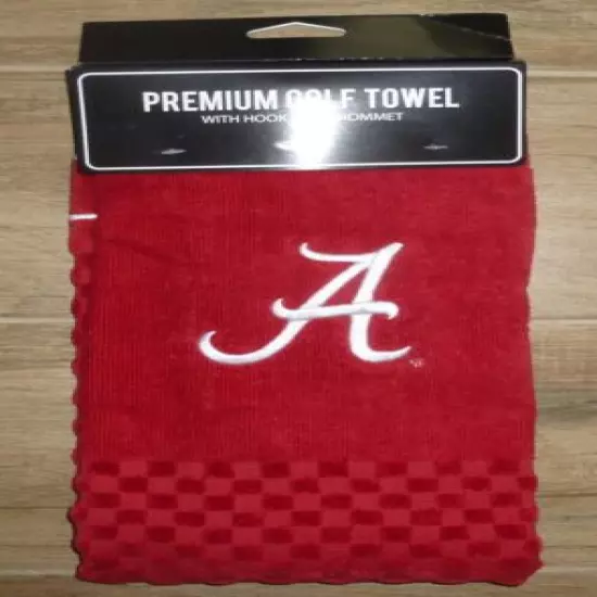 NCAA Embroidered Tri-fold Golf Towel - Alabama Roll Tide