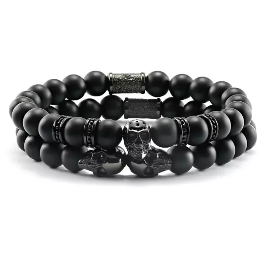 SkeletonHD -NEVER CONFORM - Phantom Stack Bracelet Set (Size: 8"-8.5")