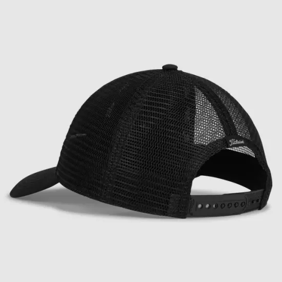 New Titleist Charleston Mesh Golf Hat In Black 