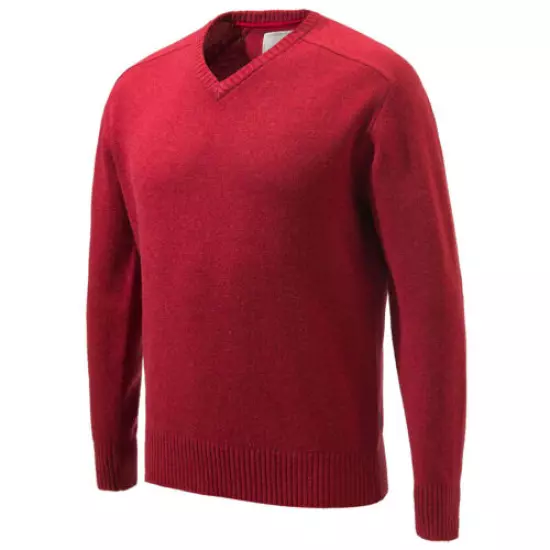 Beretta Somerset V-Neck Lambswool Regular Fit Warm Casual Sweater