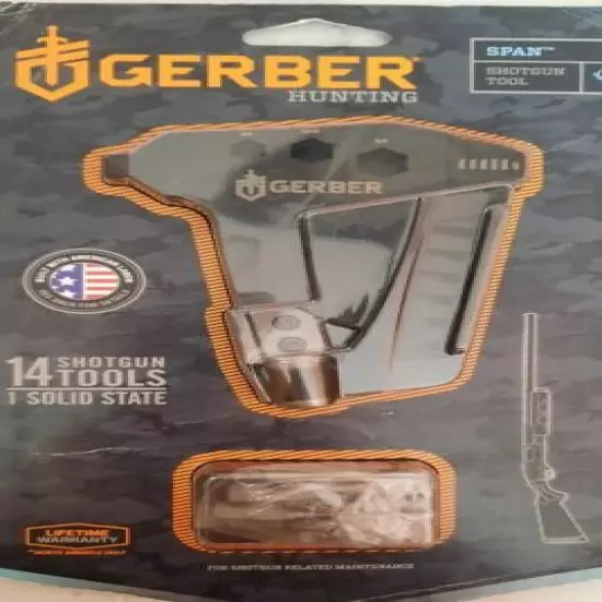 Gerber SPAN Shotgun Tool.14 Shotgun tools in 1 solid state multi tool.